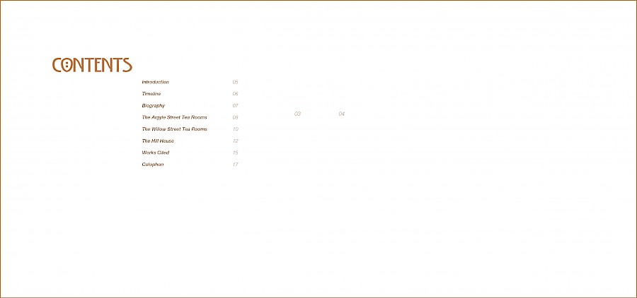 Table of Contents Spread